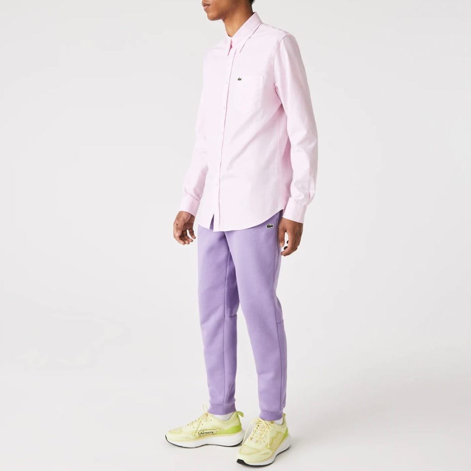 Lacoste Tapered Fit Fleece Trackpants (Purple) XH2529-51