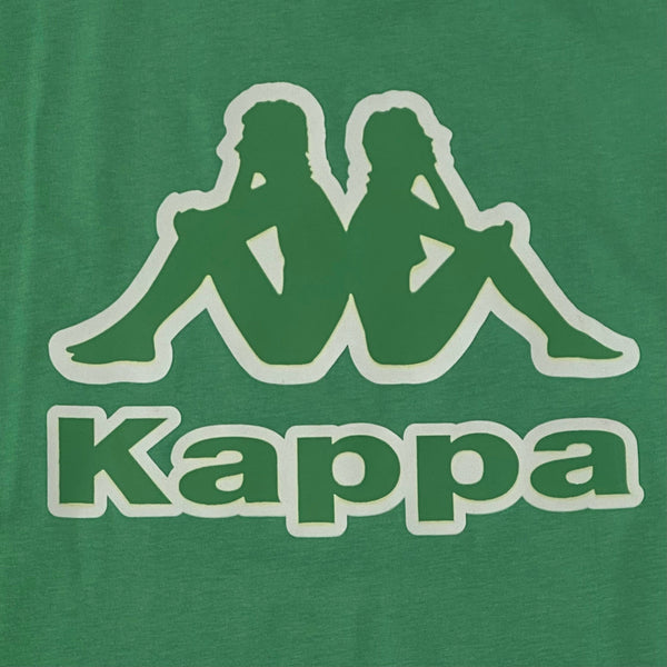 Kappa Logo T Shirt (Green/White) 37158BW