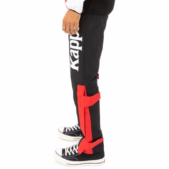 Kappa Authentic Hike Utility Bender 2 Woven Pants (Black/Red/White)