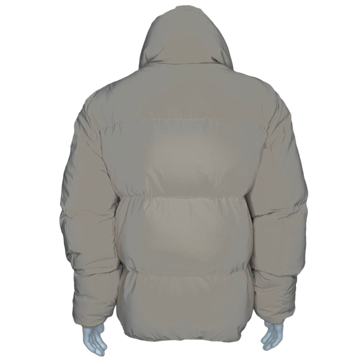 Jordan Craig High Collar Puffer Coat (Ecru)