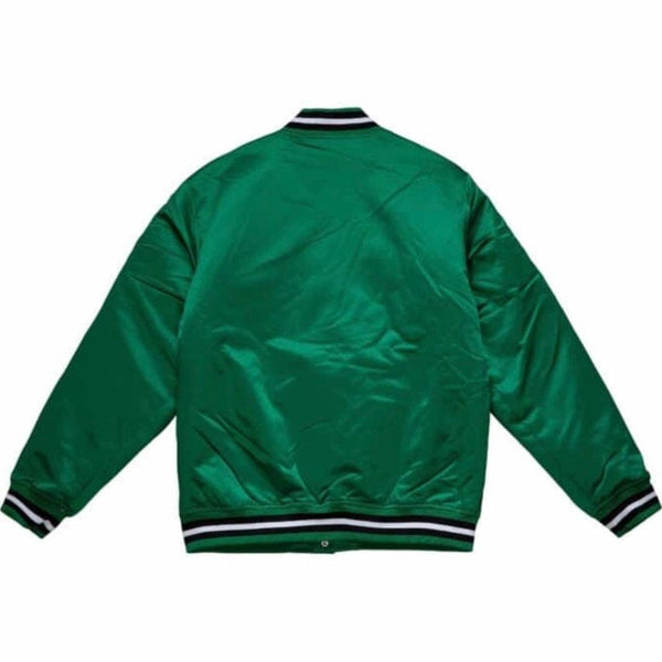 Mitchell & Ness Nba Boston Celtics Champ City Satin Jacket (Dark Green)