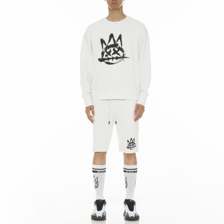 Cult Of Individuality Sweatshort (White) 622AC-SH27B