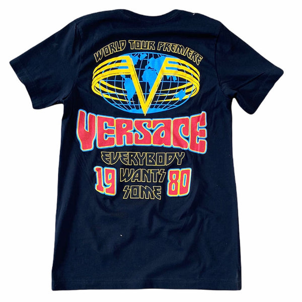World Tour Versace Lizards Tours T Shirt (Black)