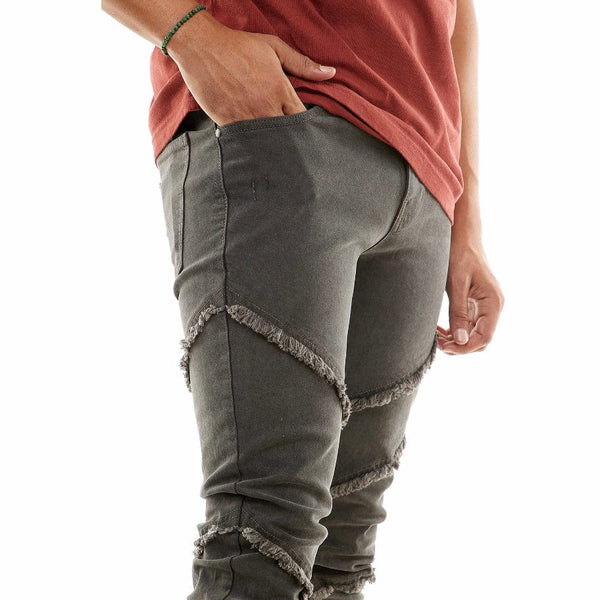 Kdnk Panelled V2 Jeans (Grey) KND4546