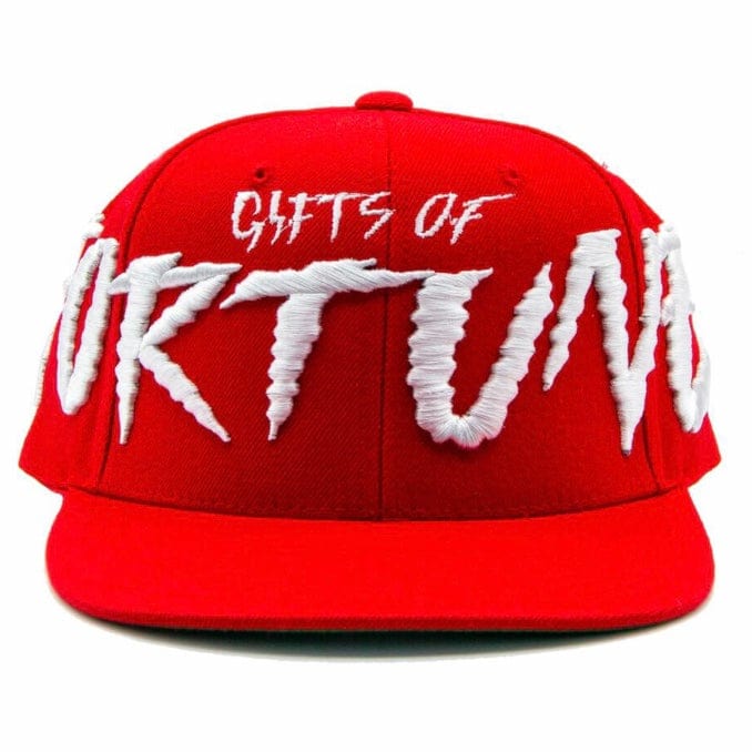 Gift Of Fortune Snake Scales Snapback (Red/White)