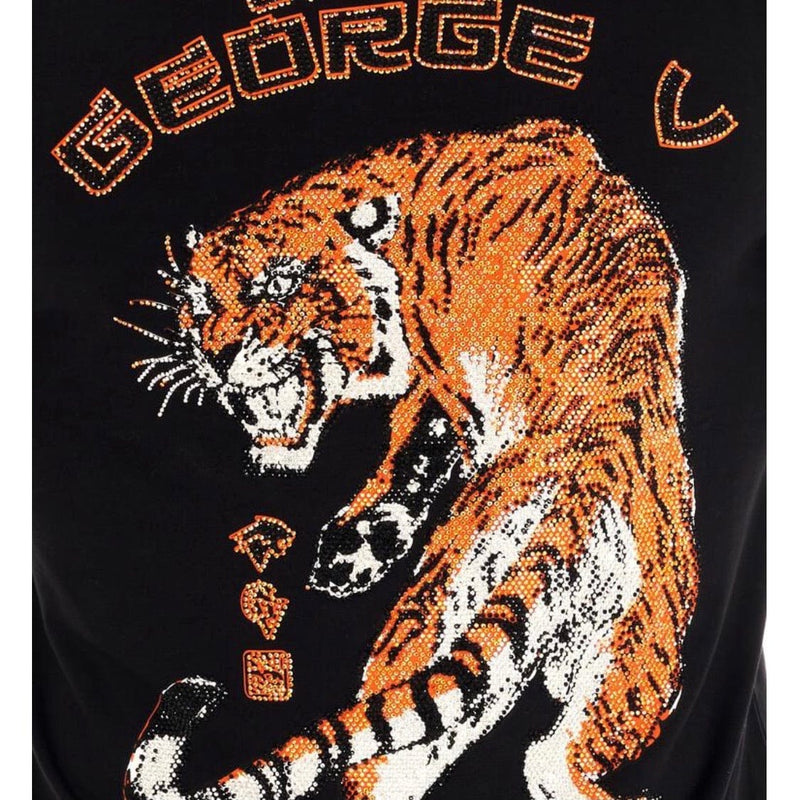 George V Paris Tiger T Shirt (Black) GV-2241