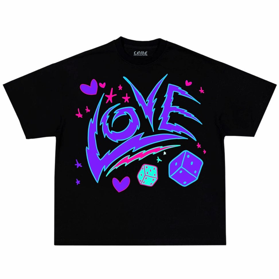 L.o.v.e Dice T Shirt (Black)