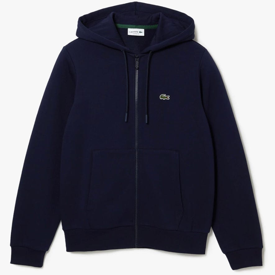 Lacoste Kangaroo Pocket Color-Blocked Hoodie (Navy) SH9626-51