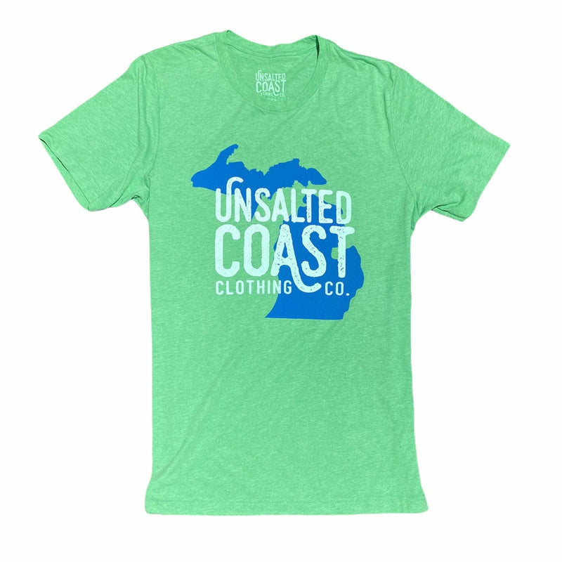 Unsalted Coast Michigan Tee (Green) UC2016