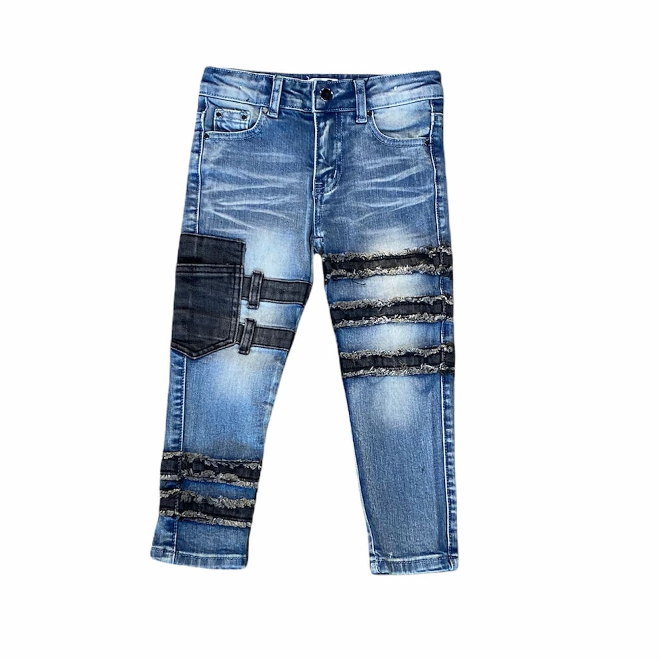 Kids Dna Stacked Jeans (Blue/Black) K22