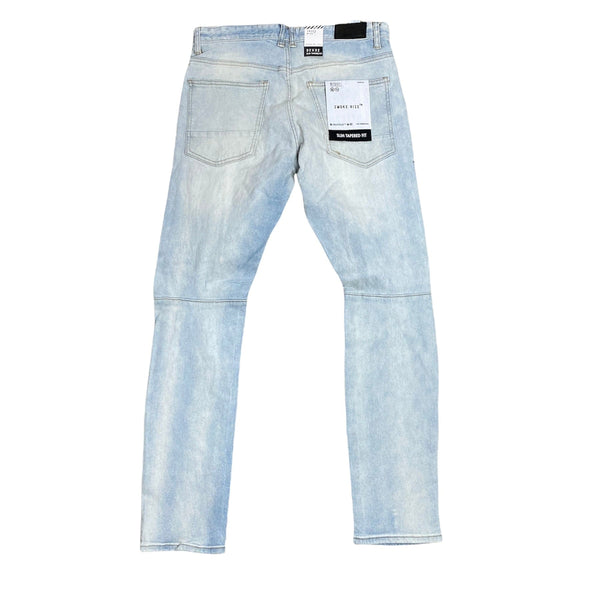 Smoke Rise Embroidered Fashion Jean (Ice Flow Blue) JP22125