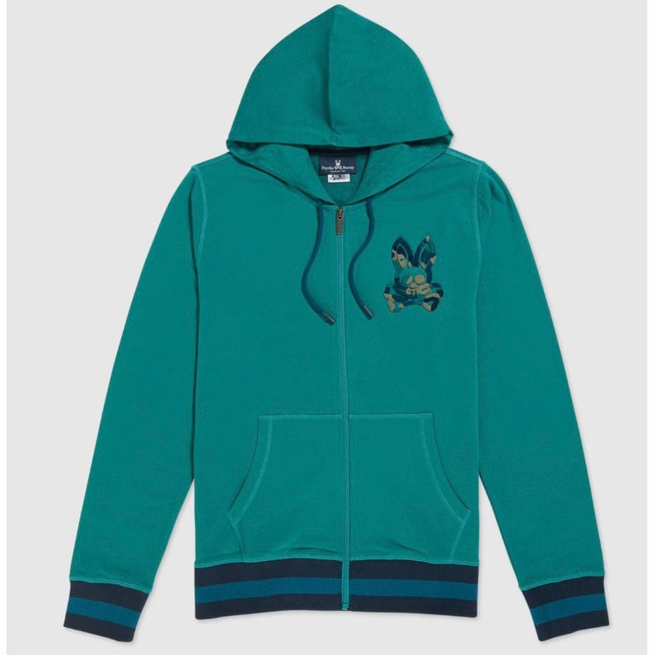 Psycho Bunny Howgate Camo Hoodie (Harbor Blue) B6H209Q1FT