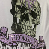 George V Logo Skull T Shirt & Short Set (Purple) GV-2224