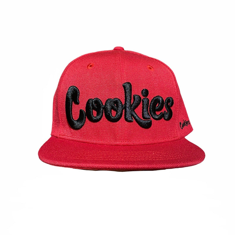 Cookies Original Mint Twill Snapback Cap (Red/Black)