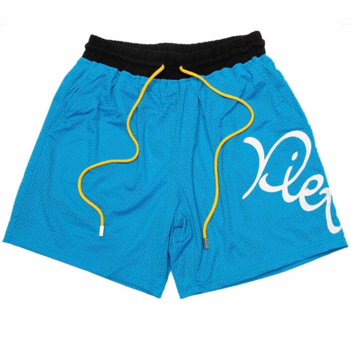 Diet Starts Monday Slant Mesh Shorts (Electric Blue) DSM-SUM22-13