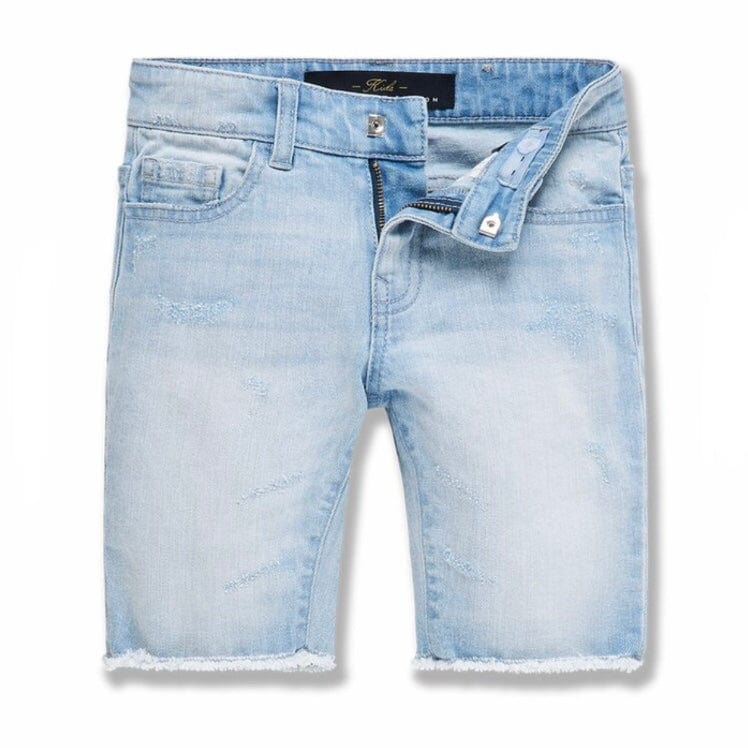 Kids Jordan Craig Edison Denim Shorts (Ice Blue) J3171SK