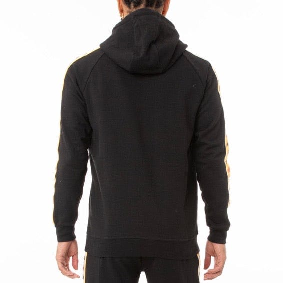 Kappa 222 Banda Hurtado 3 Hoodie (Black-Red/Yellow-Gold)