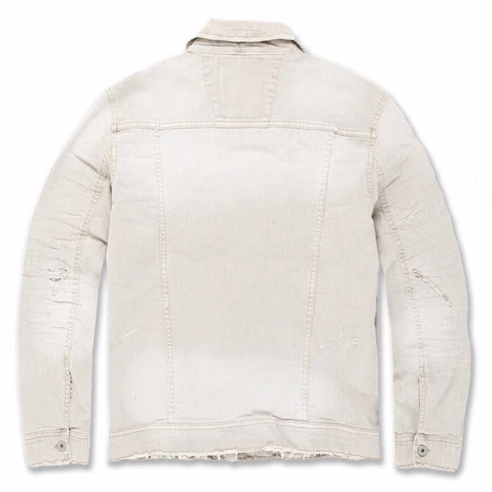 Jordan Craig Tribeca Twill Trucker Jacket (Cream Cloud) JJ950R