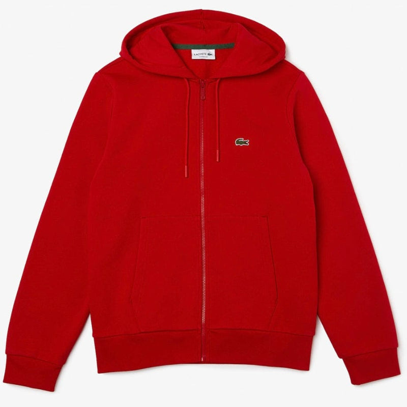 Lacoste Kangaroo Pocket Color-Blocked Hoodie (Red) SH9626-51