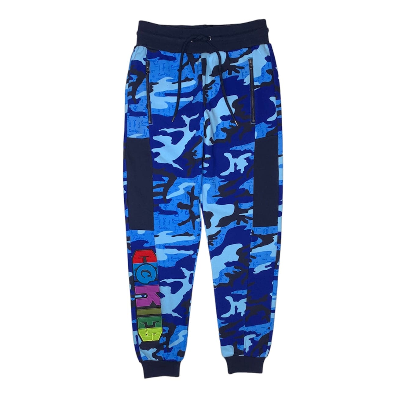 Cookies Across The Board Fleece Camo Sweatpants (Blue) 1562B6504