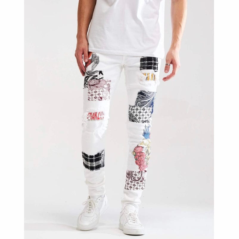 Embellish Arcadia Denim (White Patchwork) EMBSUM121-106