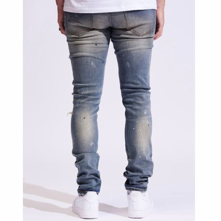 Crysp Atlantic Denim Jeans (Indigo Distressed) CRYF122-111