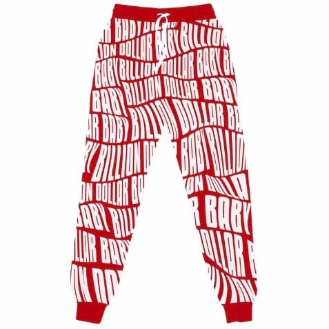 Billion Dollar Baby All Over Print Joggers (Red)