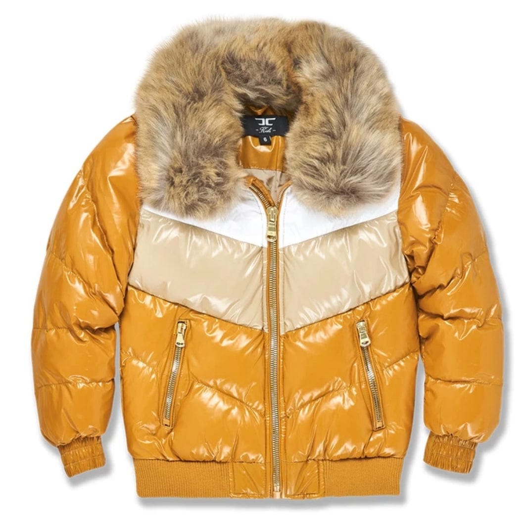 Kids Jordan Craig Sugar Hill Nylon Puffer Jacket (Wheat) 91548K