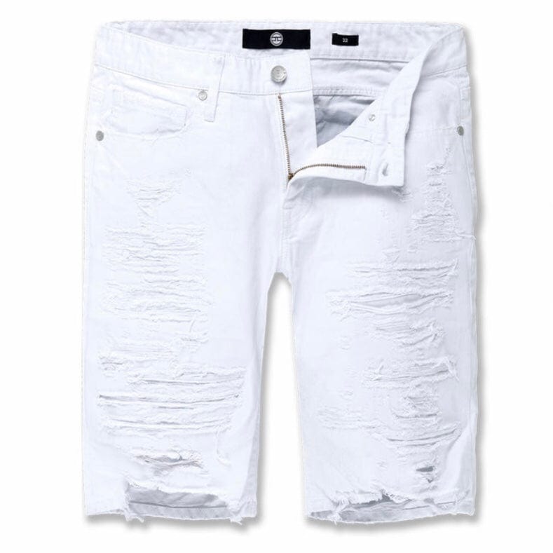 Jordan Craig Ironbound Twill Shorts (White) J3186SA