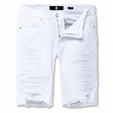 Jordan Craig Ironbound Twill Shorts (White) J3186SA