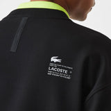 Lacoste Loose Fit Reflective Print Sweatshirt (Black) SH0086-51