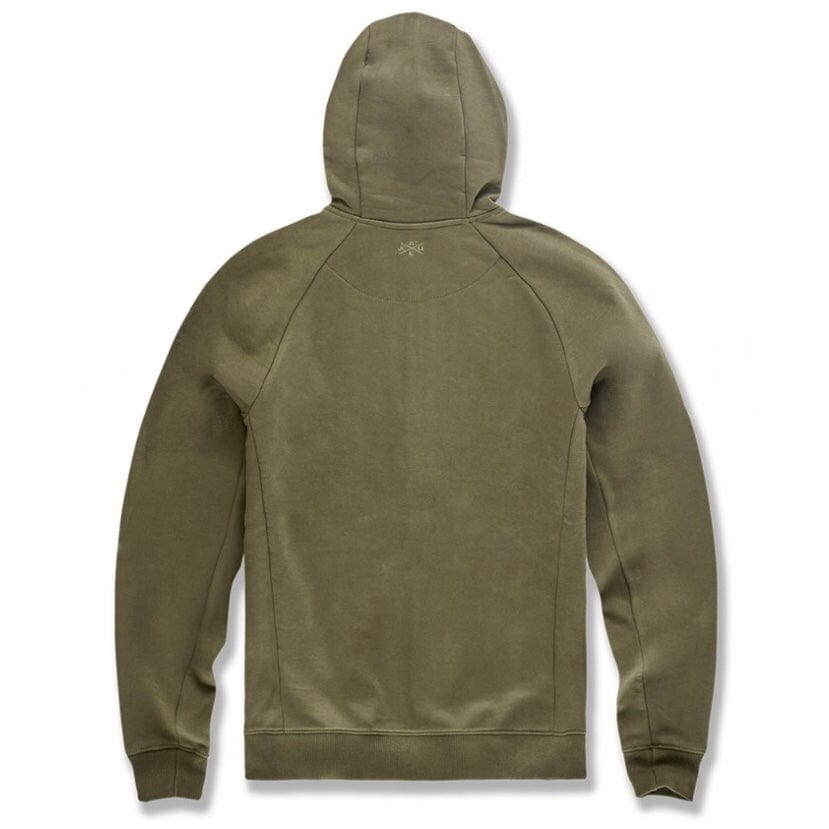 Jordan Craig Uptown Zip Up Hoodie (Olive) 8621H