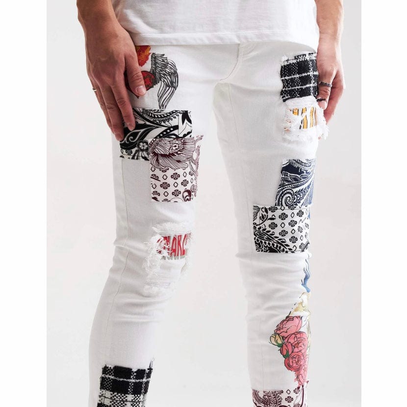 Embellish Arcadia Denim (White Patchwork) EMBSUM121-106