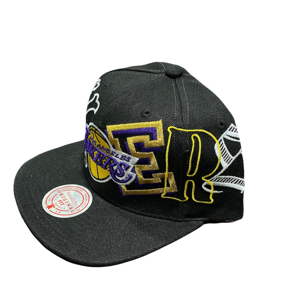 Mitchell & Ness Nba Los Angeles Lakers Hype Type Snapback (Black)
