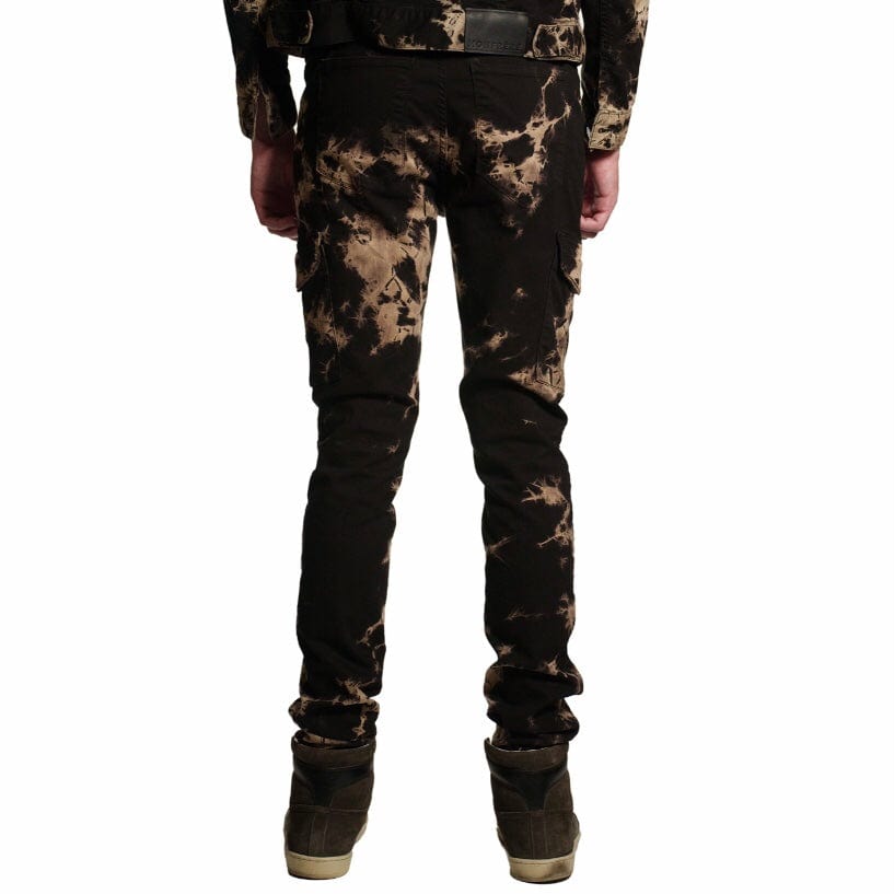 Monfrere Preston Tie Dye Cargo Pants (Sandstorm) 3015J92005