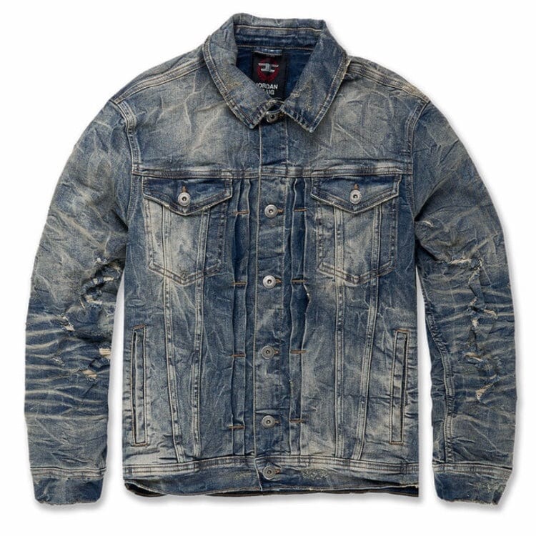 Jordan Craig Bayside Denim Trucker Jacket (Death Valley) JJ350R