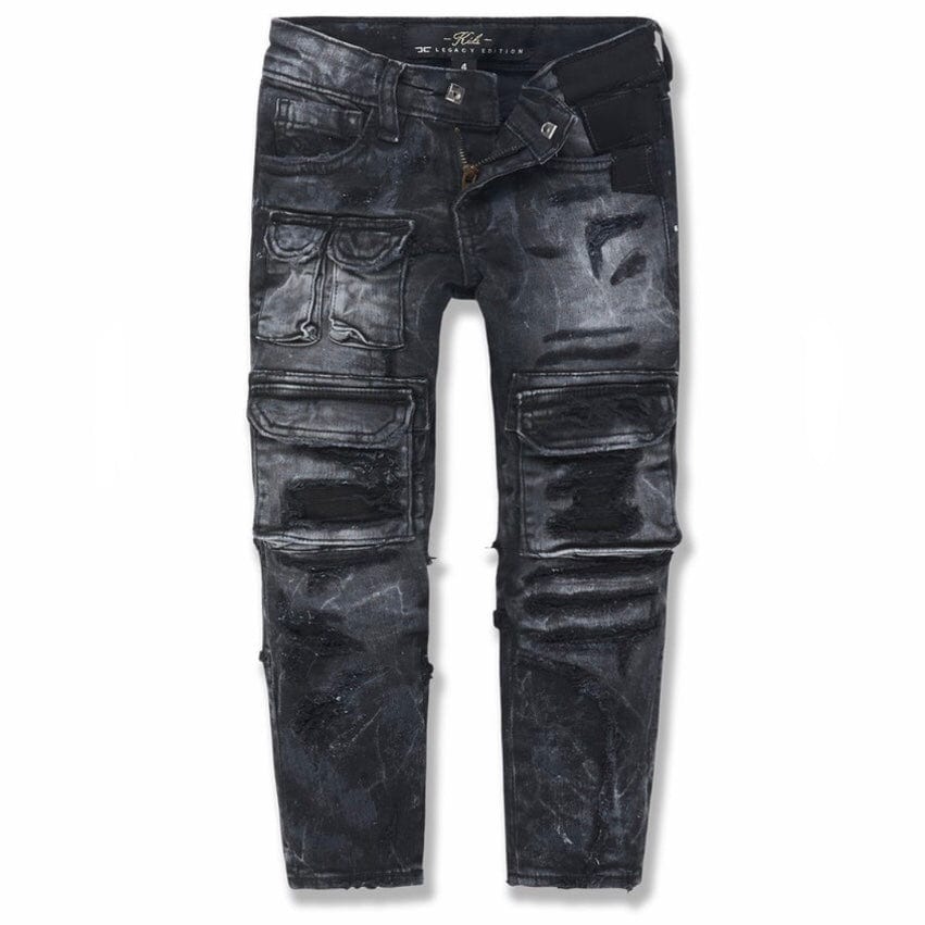 Kids Jordan Craig Ambition Denim (Industrial Black) JM3497K