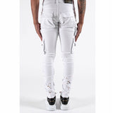 Serenede Universe Laws Cargo Jeans (White) UNIL-WH