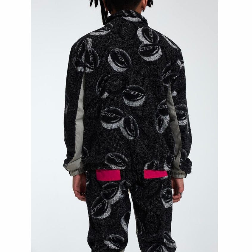 Diet Starts Monday Fleece Pill Puffer (Black) DSM-HOL22-004