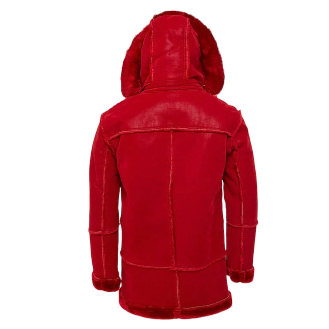 Jordan Craig Denali Shearling Jacket (Red) 91589