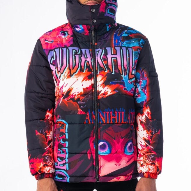 Sugar Hill Annihilation Puffer Jacket (Red) SH-FALL221-16