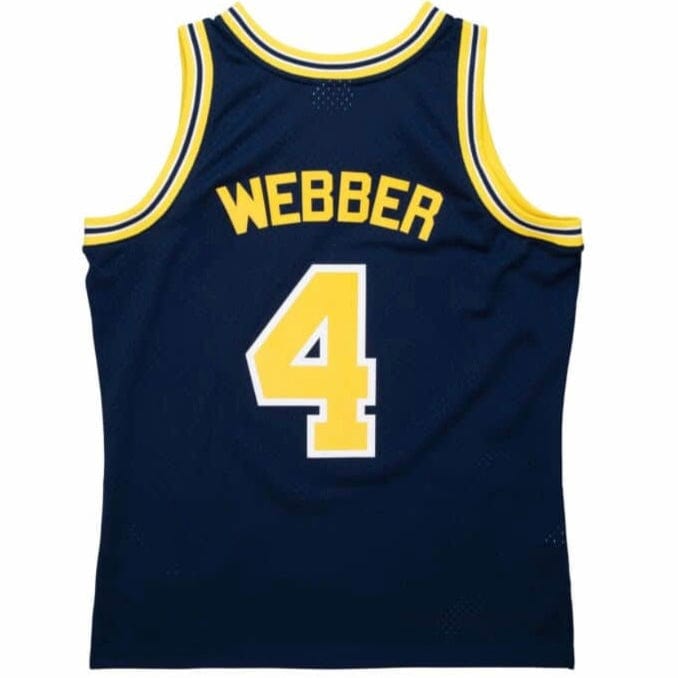 Mitchell & Ness University Of Michigan 1991 Swingman Road Jersey (Navy)