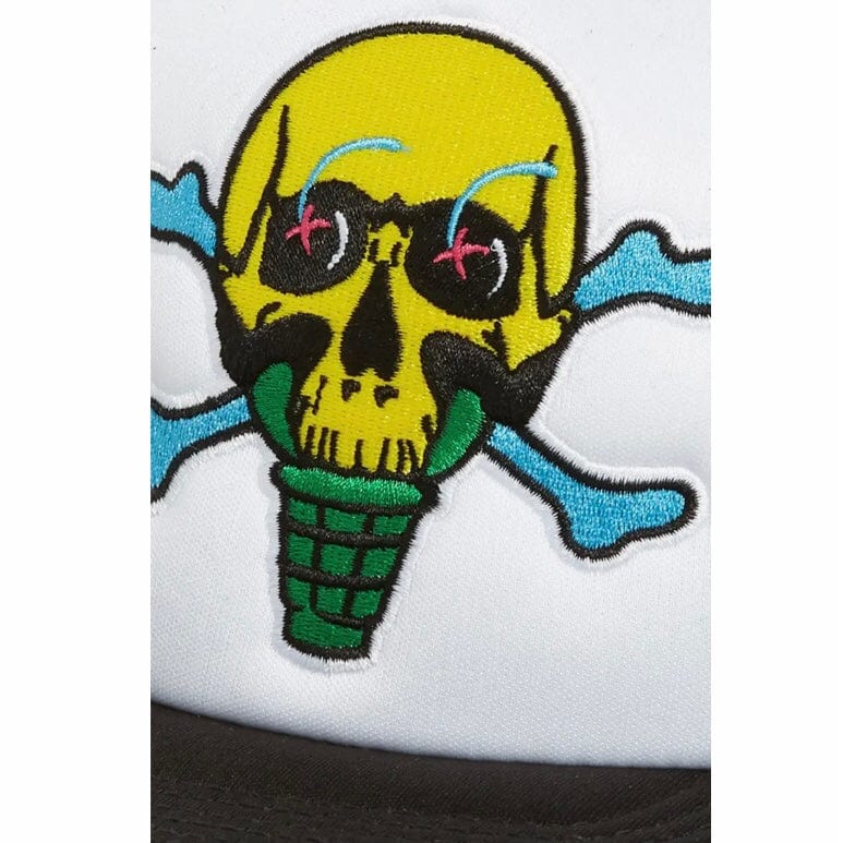 Ice Cream Skully Trucker Hat (Black) 431-2803