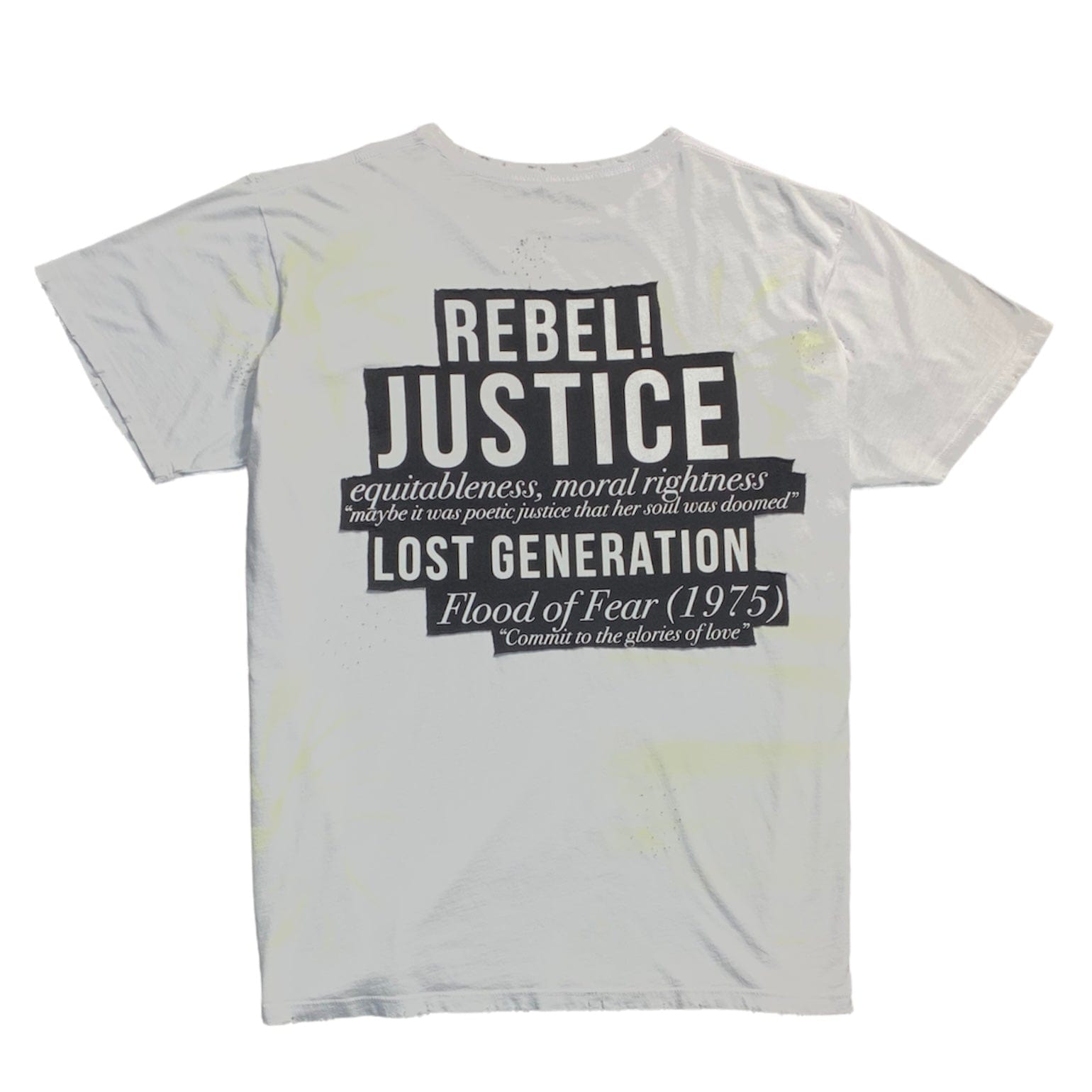 Rockstar Justice T-Shirt (White) - RSM669TSW