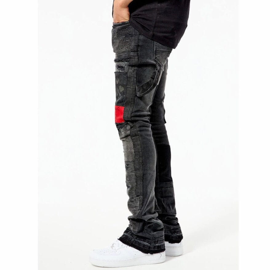 Jordan Craig Sean Stacked Forest Hill Denim (Vintage Black) JSF250