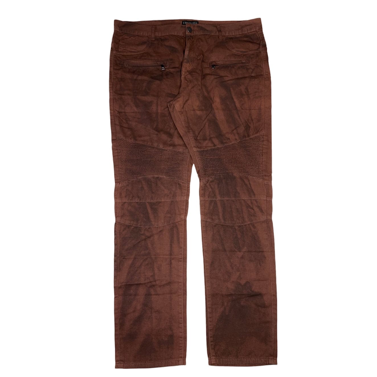 Embellish Moto Denim Jean (Rust) - EMBH16-29