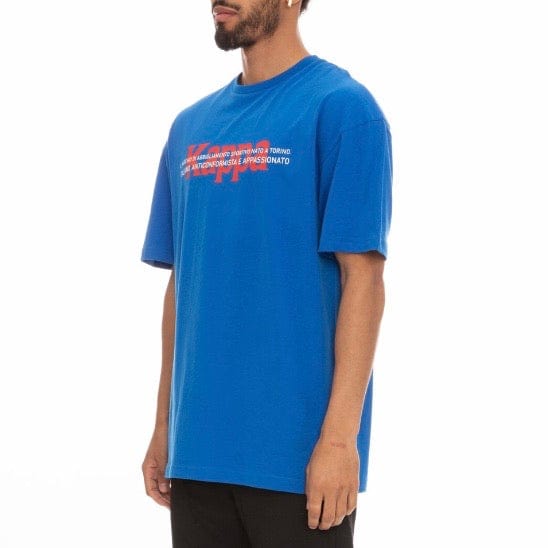 Kappa Authentic HB Etrus T Shirt (Blue Royal/Red) 3116FIW