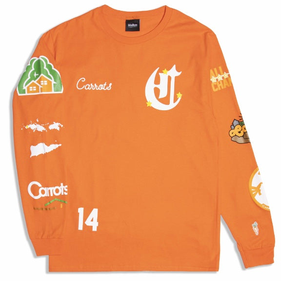 Carrots Varsity Long Sleeve Shirt (Orange) CRTSF22-VLS
