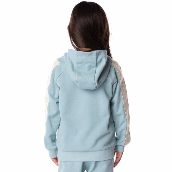 Kids Kappa Logo Tape Apet 2 Hoodie (Light Blue/Beige) 311B7VW