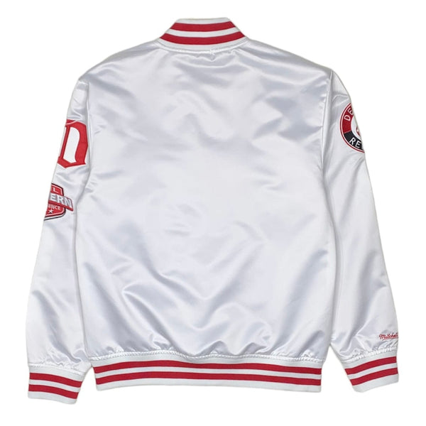 Mitchell & Ness Detroit Red Wings City Collections Satin Jacket (White)
